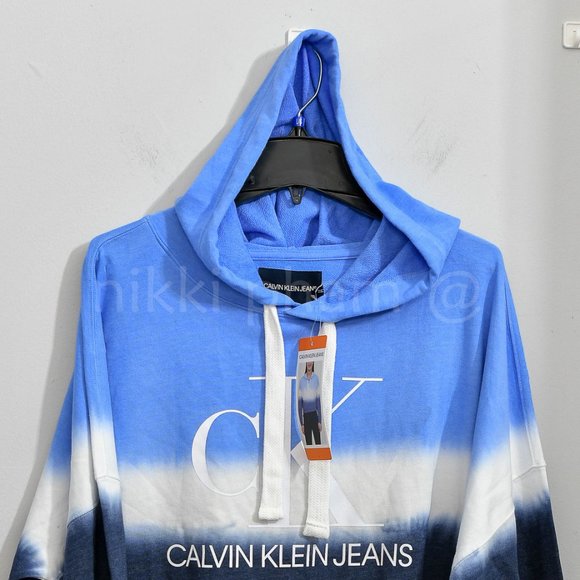 Brand new Calvin Klein Tie-Dye monogram logo  in blue - Picture 2 of 4